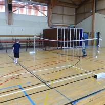 badminton au centre omnisports 