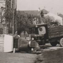 Un accident avenue de la Gare - vers 1930