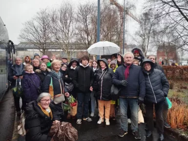 Sortie au marché de Noël, organisée par le CCAS, le samedi21 décembre